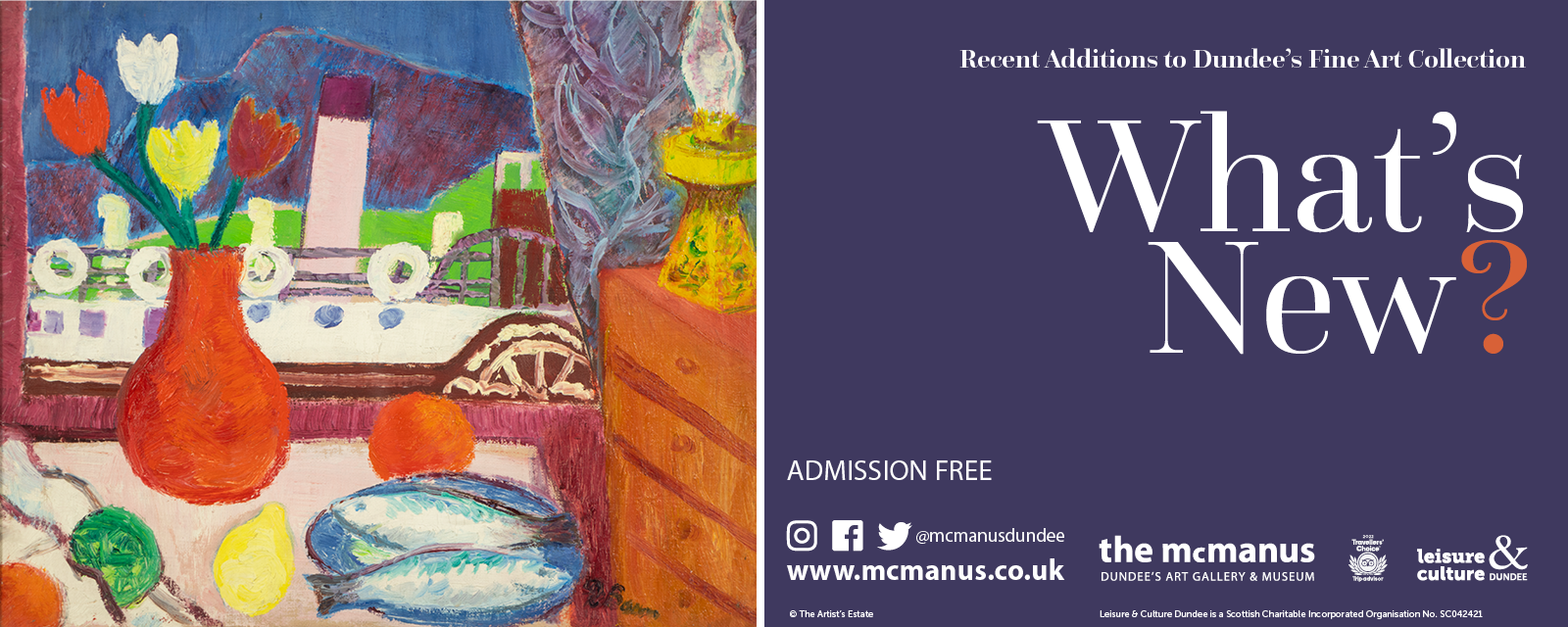 What’s New? Recent additions to Dundee’s Fine Art Collection