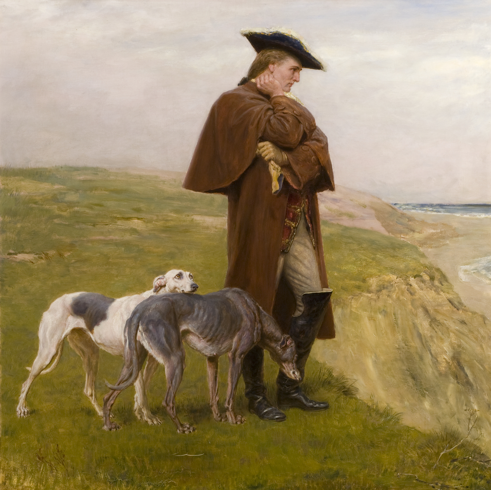 'An Exile of the '45' by Briton Riviere 'An Exile of the '45' by Briton Riviere