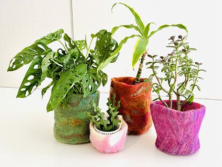 McManus Monday: Creating Colourful Felt Pots