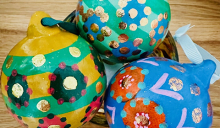 McManus Mondays: Hand Painted & Gilded Ceramic Baubles
